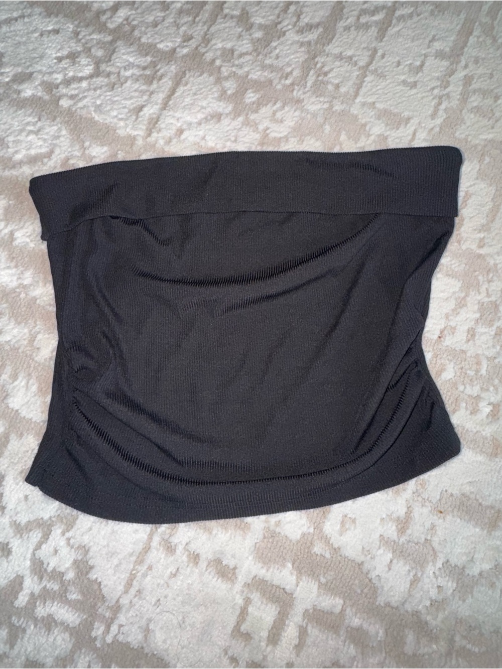 Black Strapless Tube Top - Women